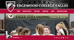 Desktop Screenshot of edgewoodcollegeeagles.com